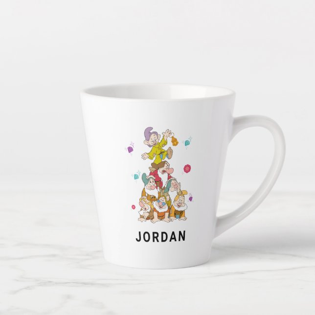 The Seven Dwarfs Pyramid Latte Mug (Right)