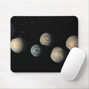 The Seven Earth-Size Planets Of Trappist-1 Mouse Pad
