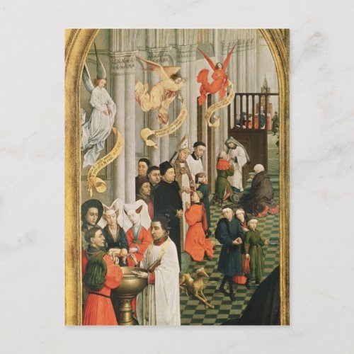 The Seven Sacraments Altarpiece Postcard