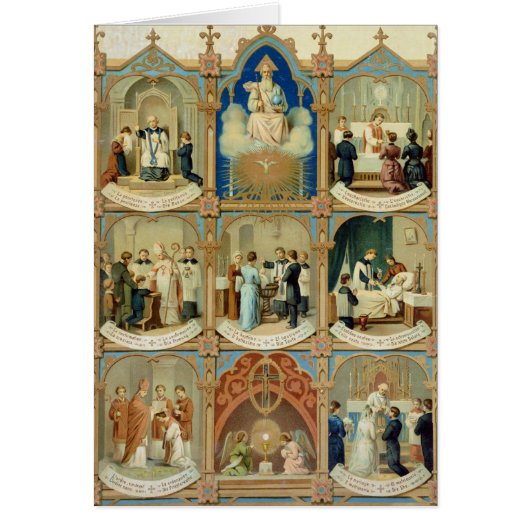 The Seven Sacraments Cards (Front)