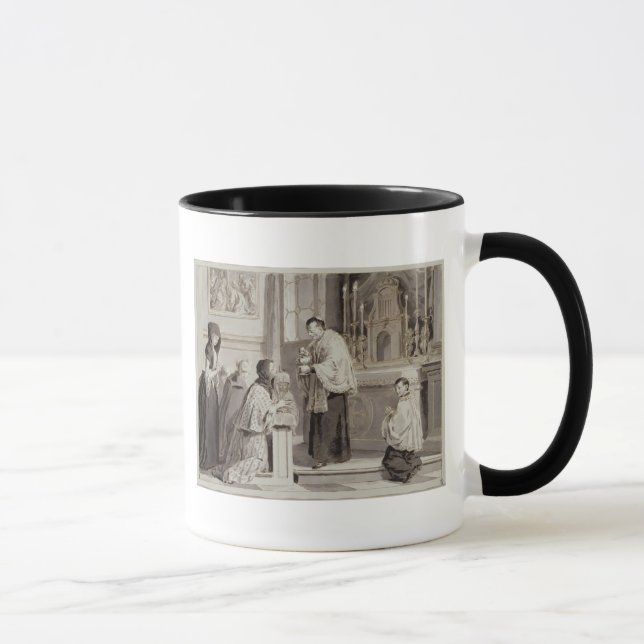 The Seven Sacraments: Communion, 1779 (pen, brown Mug (Right)