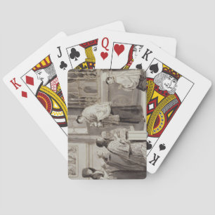 The Seven Sacraments: Communion, 1779 (pen, brown Poker Cards