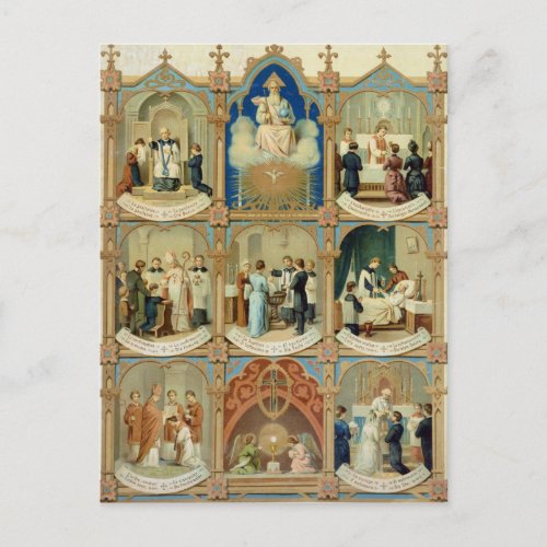 The Seven Sacraments Postcard