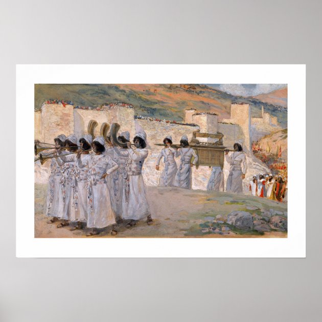 The Seven Trumpets of Jericho Art Print Zazzle