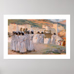 The Seven Trumpets Of Jericho By James Tissot  Poster at Zazzle