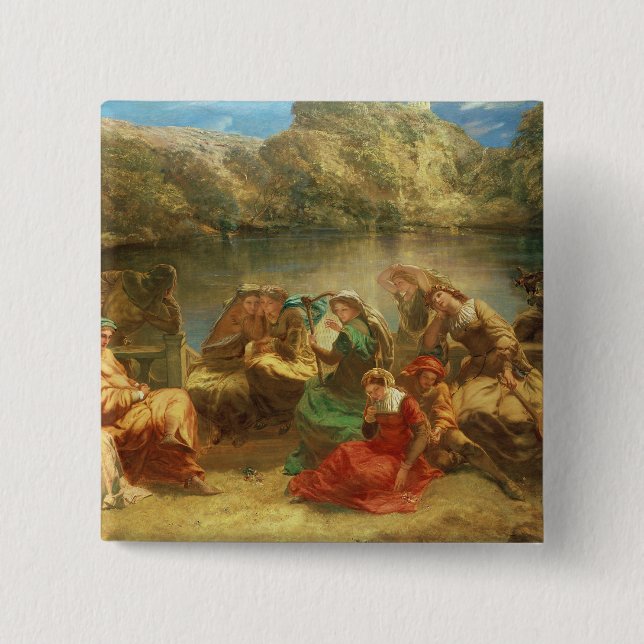 The Seventh day of the Decameron Pinback Button (Front)