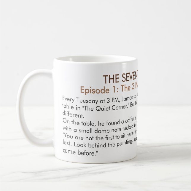 The Seventh Man Episode 1 The 3 PM Coffee Mug (Left)