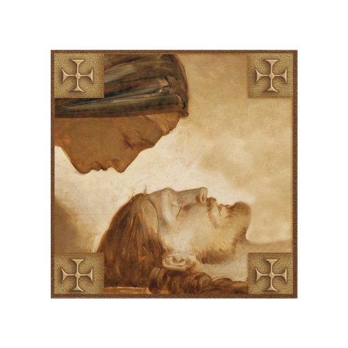 The Seventh Sorrow The Burial of Jesus Wood Wall Art