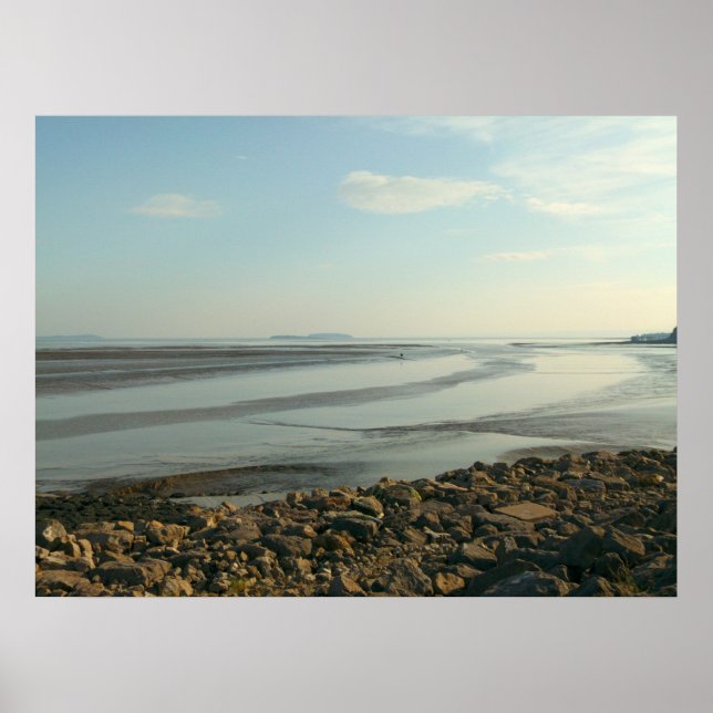 The Severn Estuary Near Cardiff Bay Poster (Front)