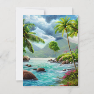 The Seychelles is a group of islands located in th Note Card