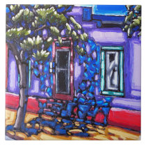 The "Shaded Doorway, Tucson Barrio" Tile The "Shaded Doorway, Tucson Barrio" Tile