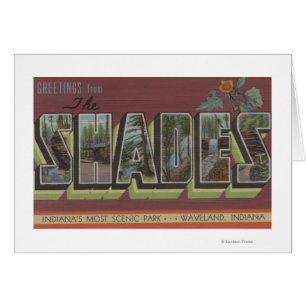 The Shades - Large Letter Scenes Cards