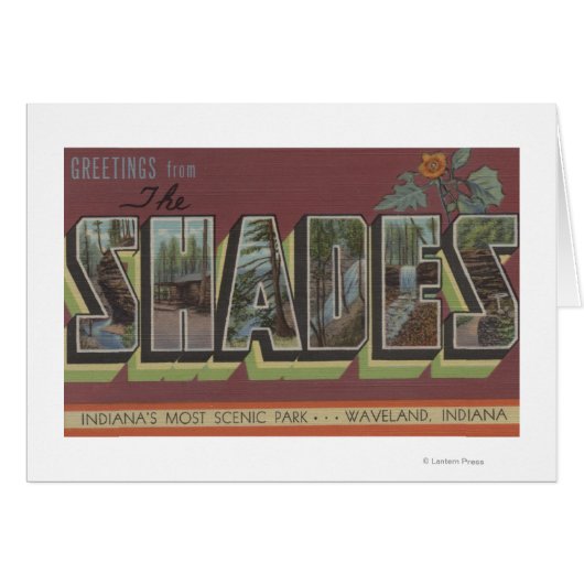 The Shades - Large Letter Scenes Cards (Front Horizontal)