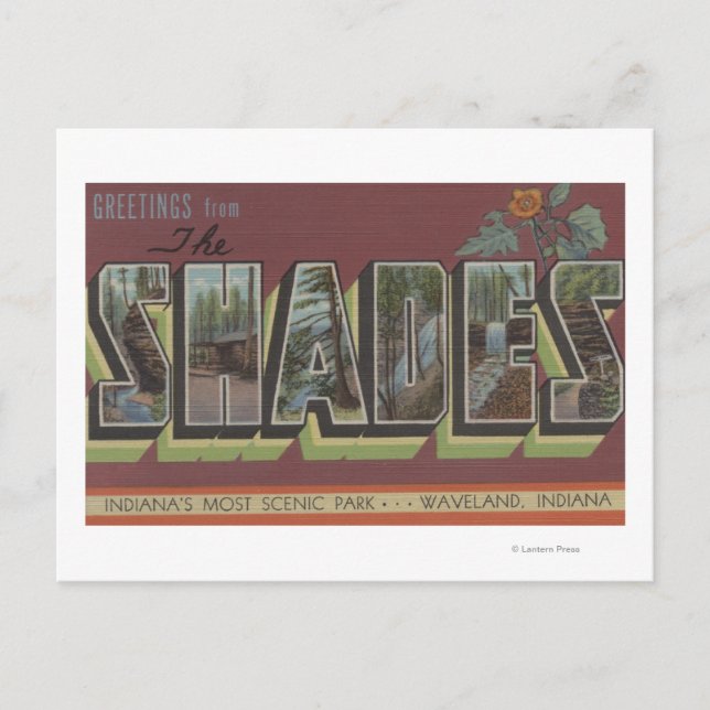 The Shades - Large Letter Scenes Postcard (Front)