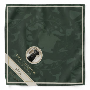 The Shadow Always Close Dog Name Heritage Bandana