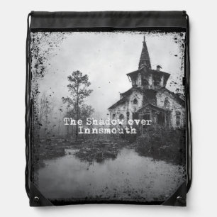 The Shadow over Innsmouth Lovecraft Cthulhu Mythos Drawstring Bag