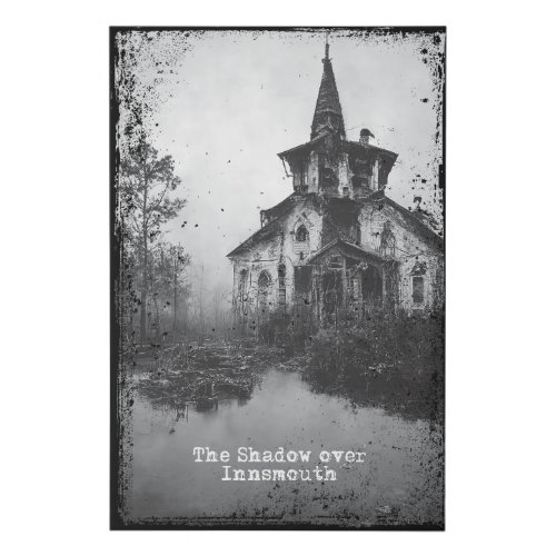The Shadow over Innsmouth Lovecraft Cthulhu Mythos Faux Canvas Print