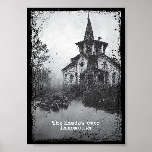 The Shadow over Innsmouth Lovecraft Cthulhu Mythos Poster