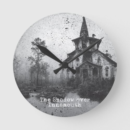 The Shadow over Innsmouth Lovecraft Cthulhu Mythos Round Clock