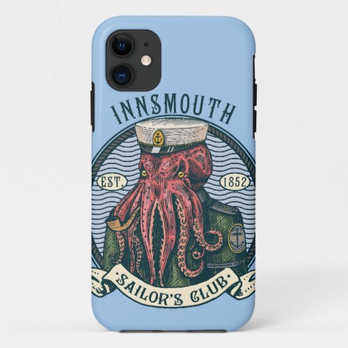 The Shadow over Innsmouth Lovecraft Cthulhu Sailor iPhone 11 Case