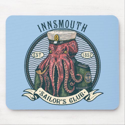 The Shadow over Innsmouth Lovecraft Cthulhu Sailor Mouse Pad