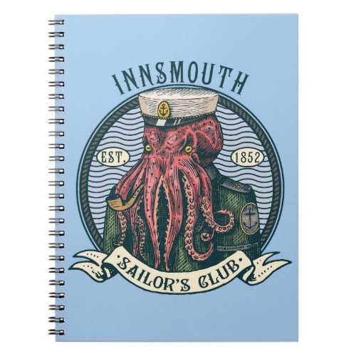 The Shadow over Innsmouth Lovecraft Cthulhu Sailor Notebook
