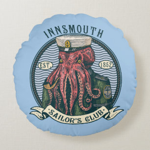 The Shadow over Innsmouth Lovecraft Cthulhu Sailor Round Pillow