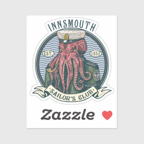 The Shadow over Innsmouth Lovecraft Cthulhu Sailor Sticker