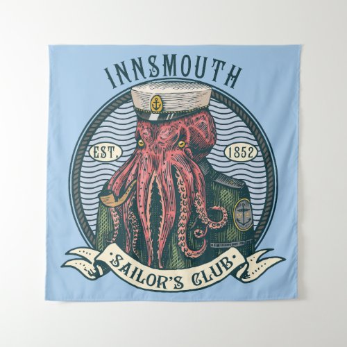 The Shadow over Innsmouth Lovecraft Cthulhu Sailor Tapestry