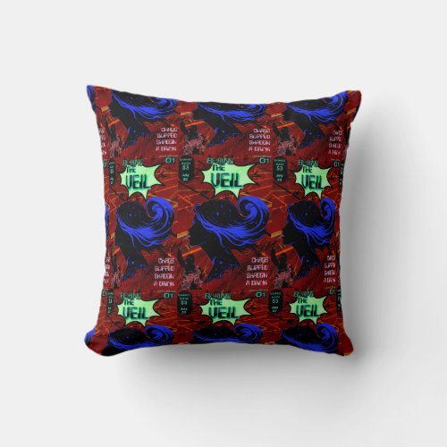 The Shadow Queen Avenger of the innocent Throw Pillow