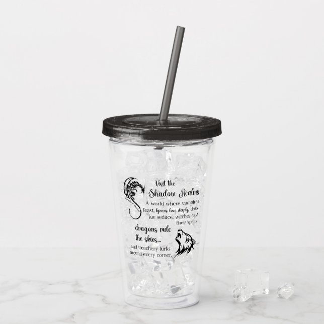 The Shadow Realms Brenda K Davies Acrylic Tumbler (Back Ice)