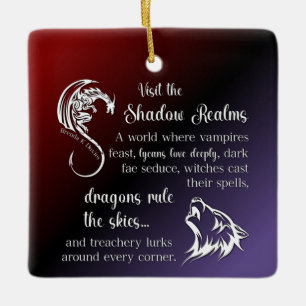 The Shadow Realms Brenda K Davies Ceramic Ornament