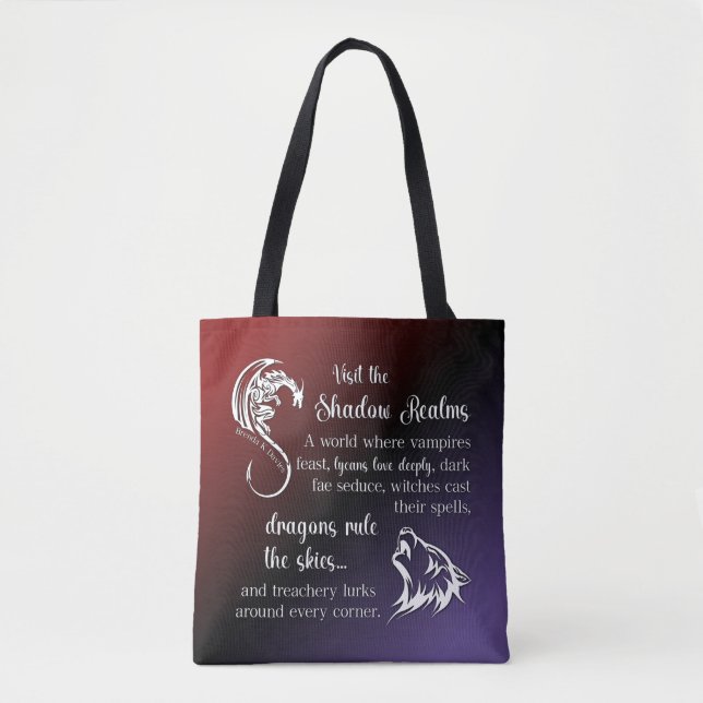 The Shadow Realms Brenda K Davies Tote Bag (Front)