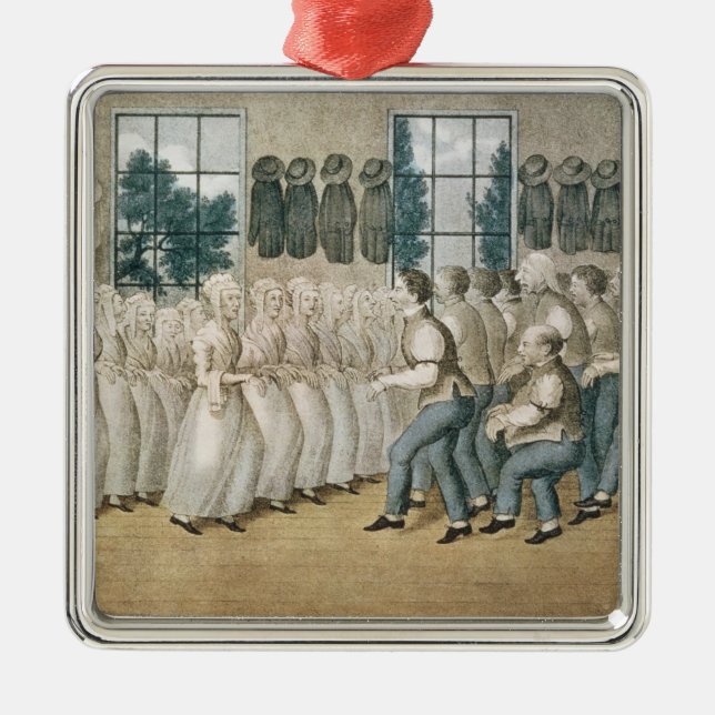 The Shakers near Lebanon Metal Ornament (Front)