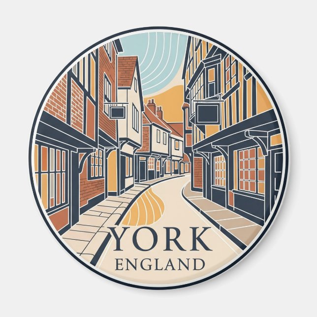 The Shambles in York England Magnet (Front)