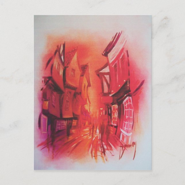 The Shambles in York Postcard (Front)