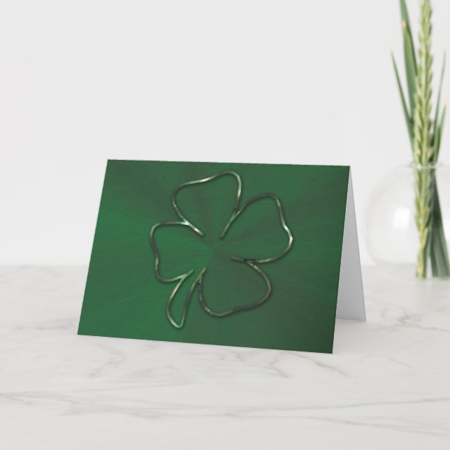 The Shamrock Card (Front)