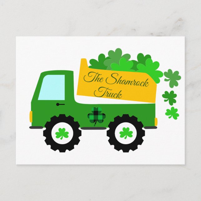 The Shamrock Truck Postcard (Front)