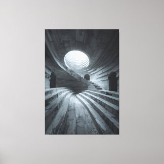 The Shape of Carved Rings × The Shape of Sinking S Canvas Print