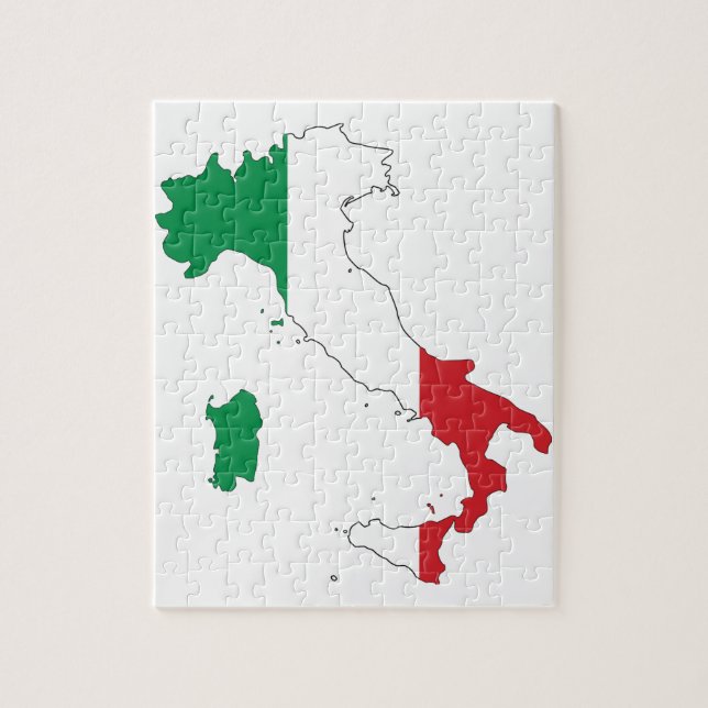 The shape of Italy  Jigsaw Puzzle (Vertical)