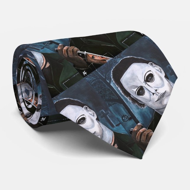 The Shape Painting by Alfred Fox Neck Tie (Rolled)