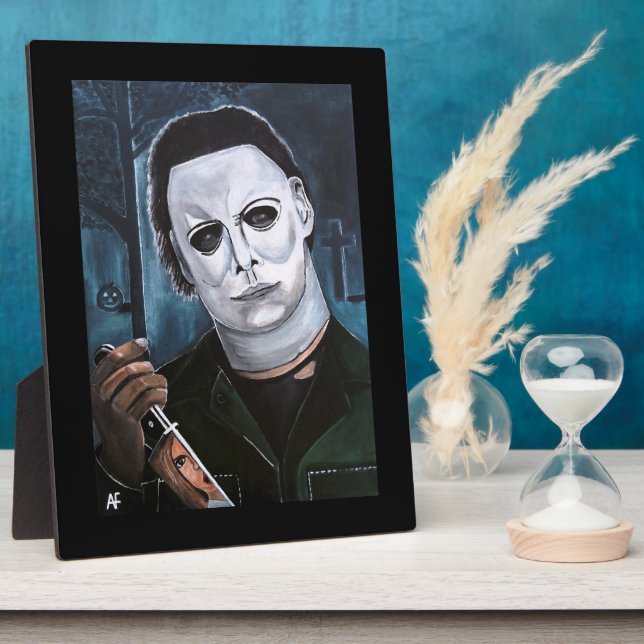 The Shape Painting by Alfred Fox Plaque (Side)