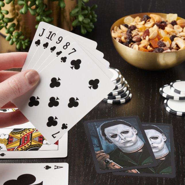 The Shape Painting by Alfred Fox Poker Cards (In Situ)