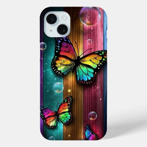 The shapes colors and beauty of butterflies iPhon iPhone 15 Plus Case