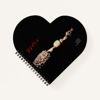 The Shapes of the Sea in the pitch-black  Wall Art Notebook
