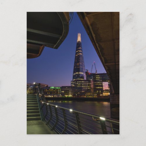 The Shard at dusk London UK Postcard