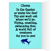 The Shark - Note size Sample activity card (Inside (Left))