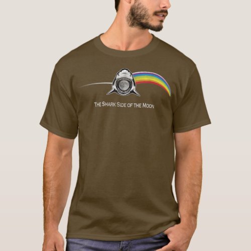 The Shark Side of the Moon T  Parody  T_Shirt