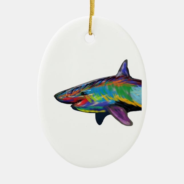 THE SHARK SPECTRUM CERAMIC ORNAMENT (Front)