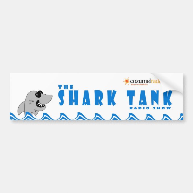 The Shark Tank Radio Show bumper sticker (Front)